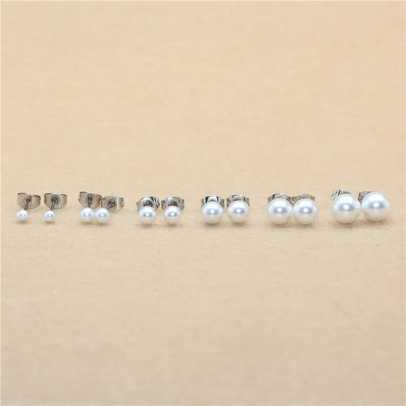 Pearl Stud Earrings