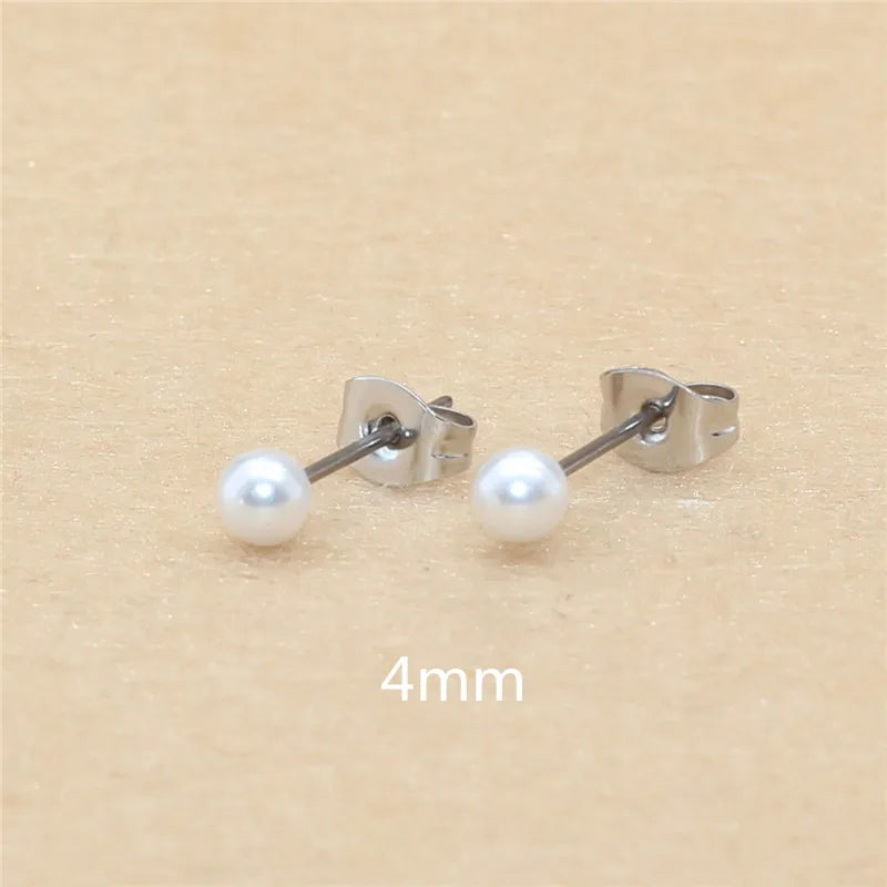 Pearl Stud Earrings