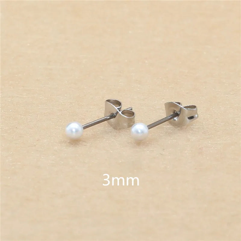 Pearl Stud Earrings