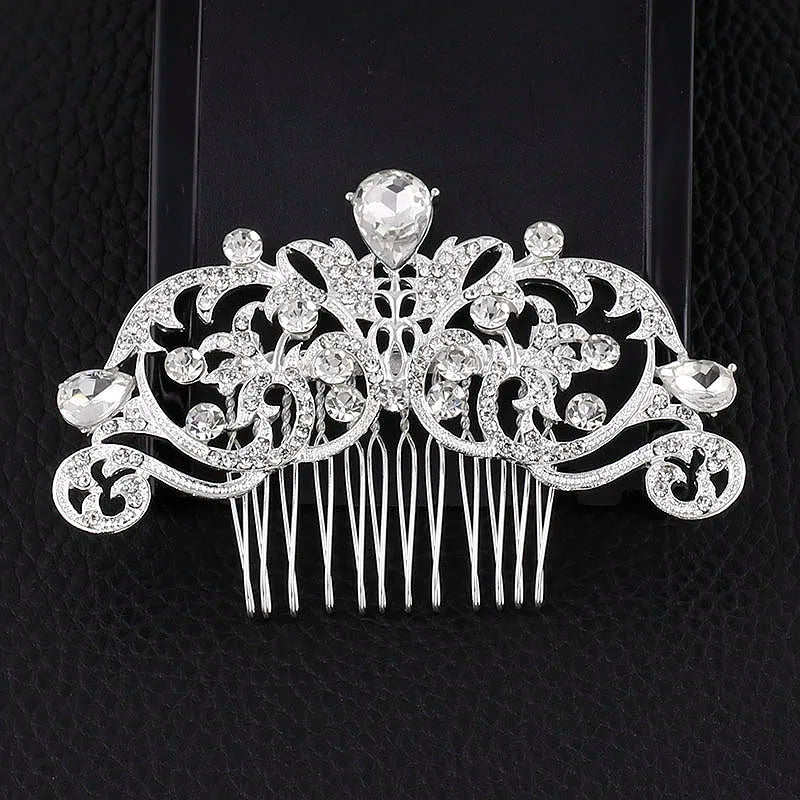 Elegant Rhinestone Comb