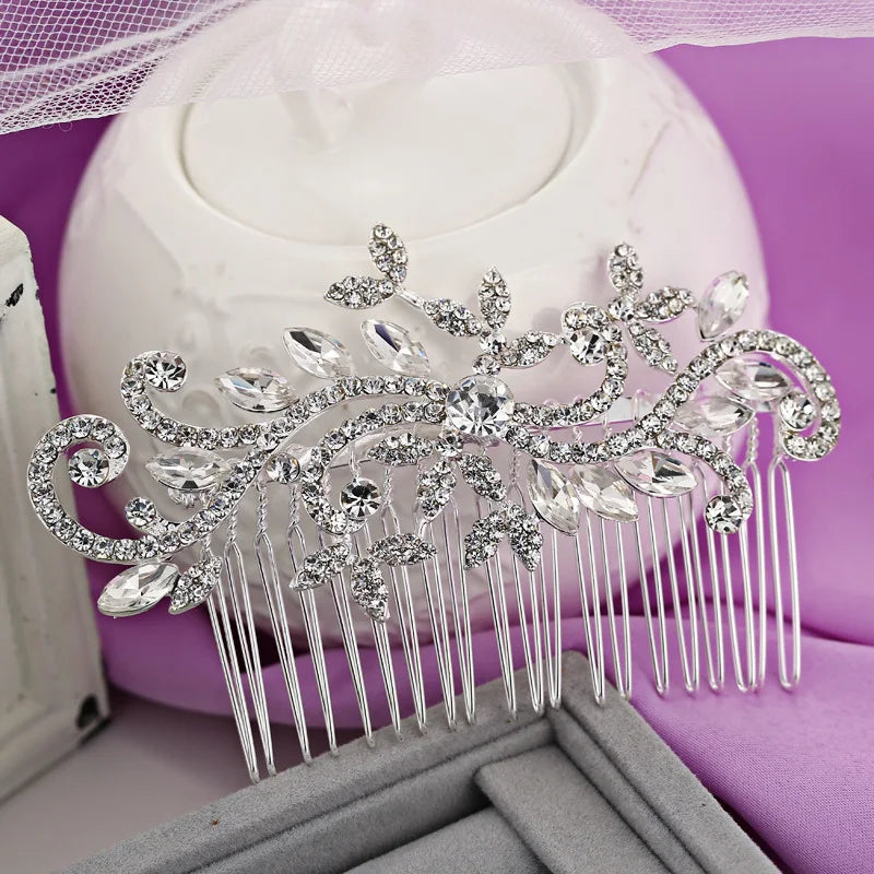 Elegant Rhinestone Comb