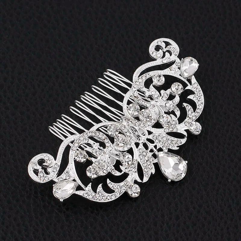Elegant Rhinestone Comb