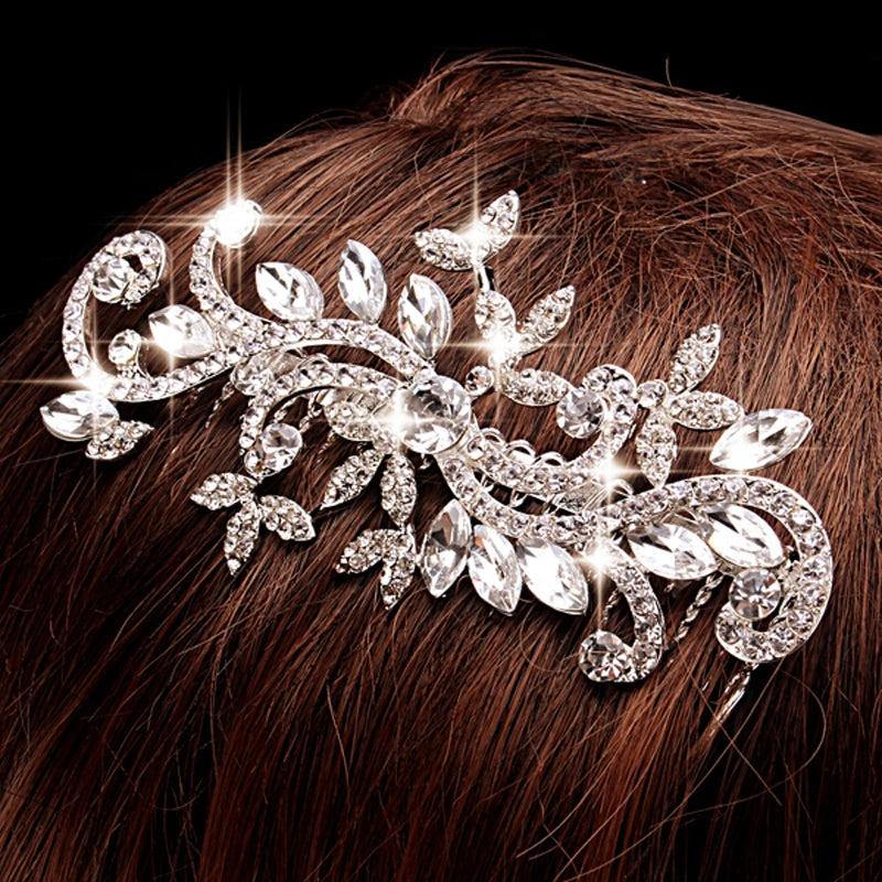 Elegant Rhinestone Comb