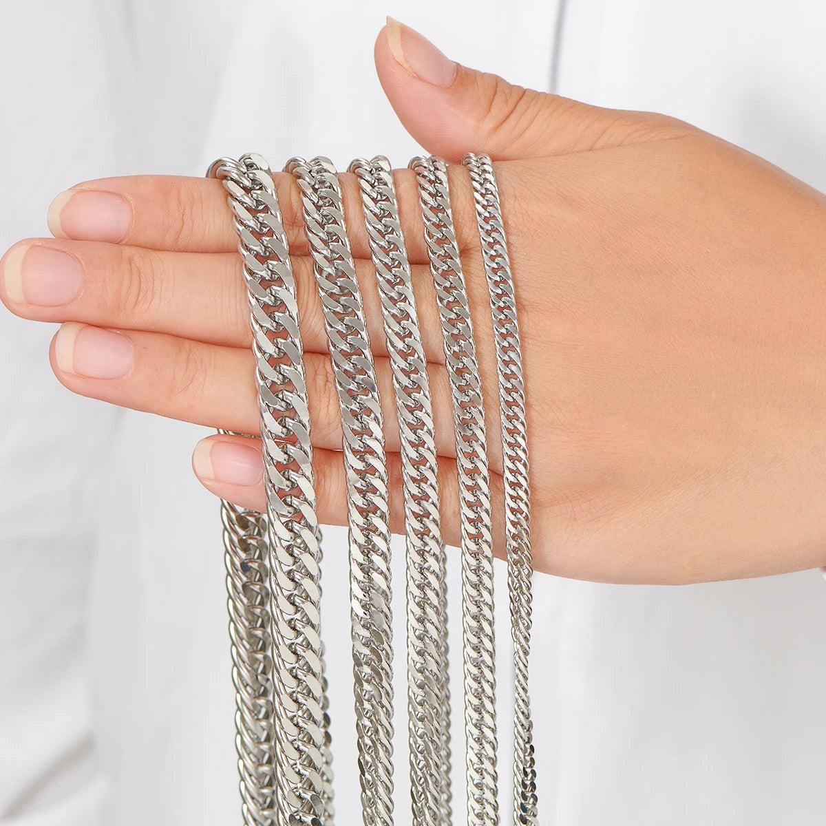 Bold and Timeless: Stainless Steel Cuban Link Chain