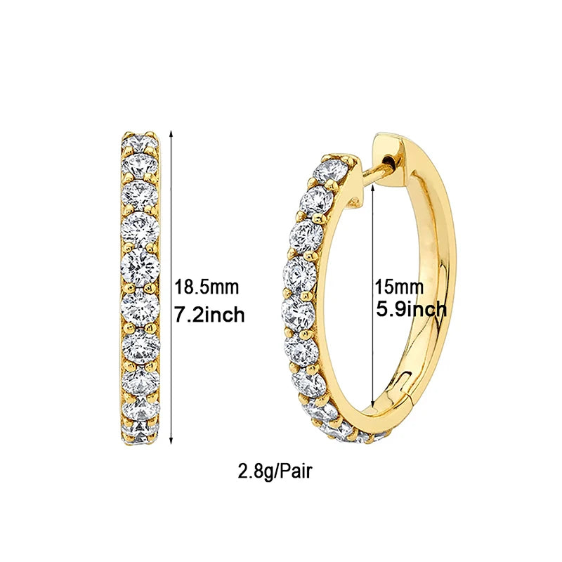 Elegant Gold Hoop Earrings