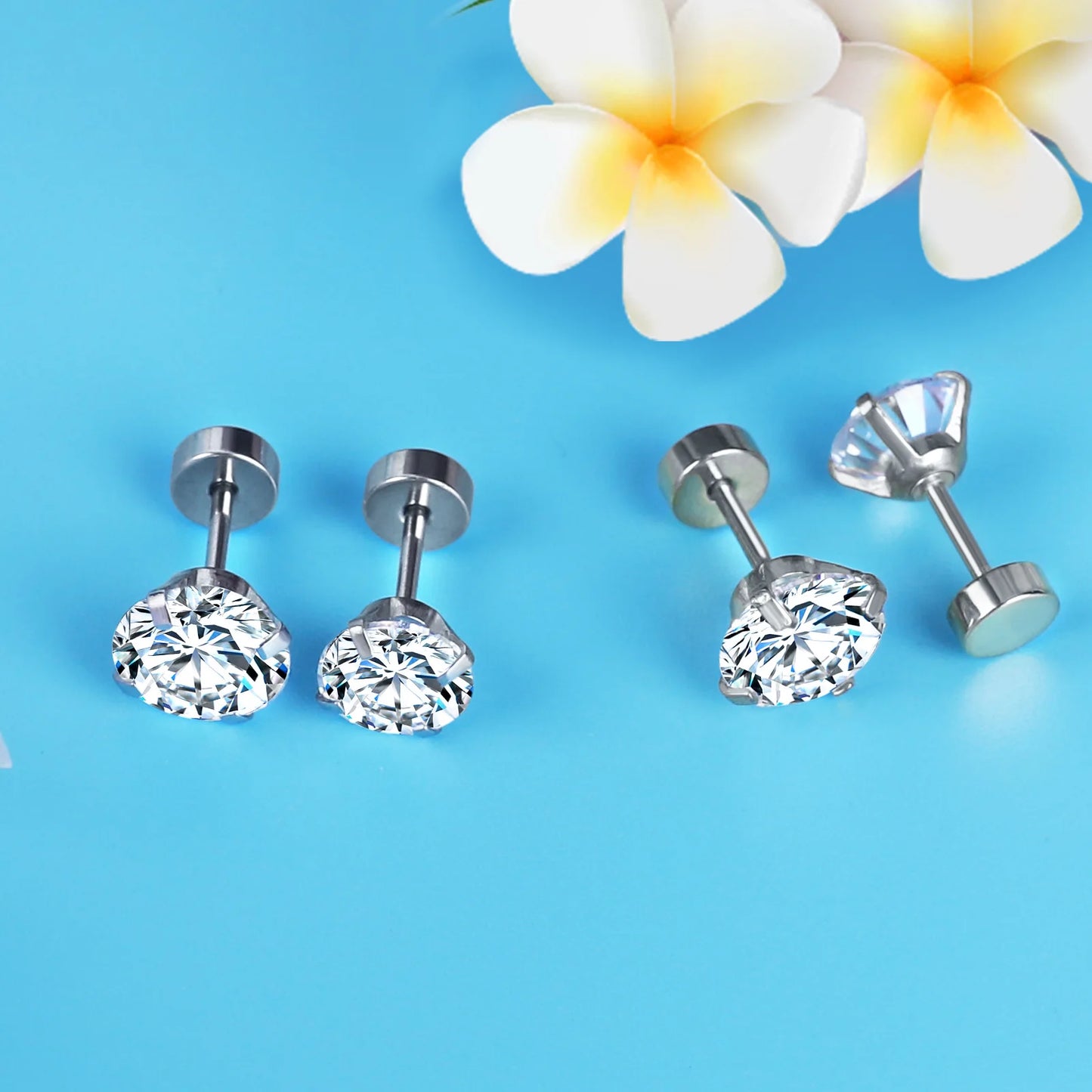 Crystal Stud Earrings