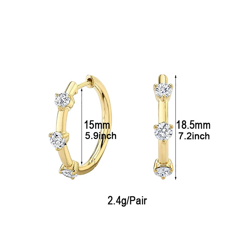 Elegant Gold Hoop Earrings