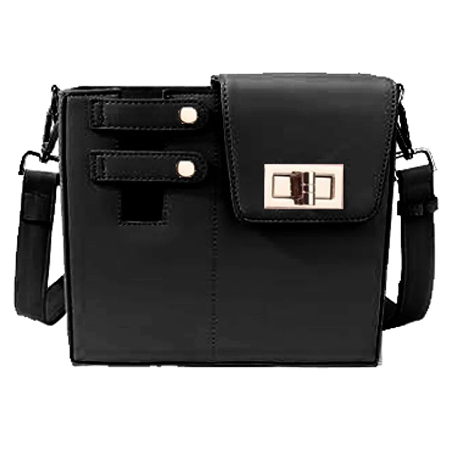 Stylish Shoulder, or Crossbody Purse/ Bag with Sports Water Bottle Holder, Tumbler Purse, Fits Most Large Insulated Tumblers and Bottles