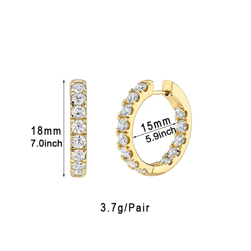 Elegant Gold Hoop Earrings
