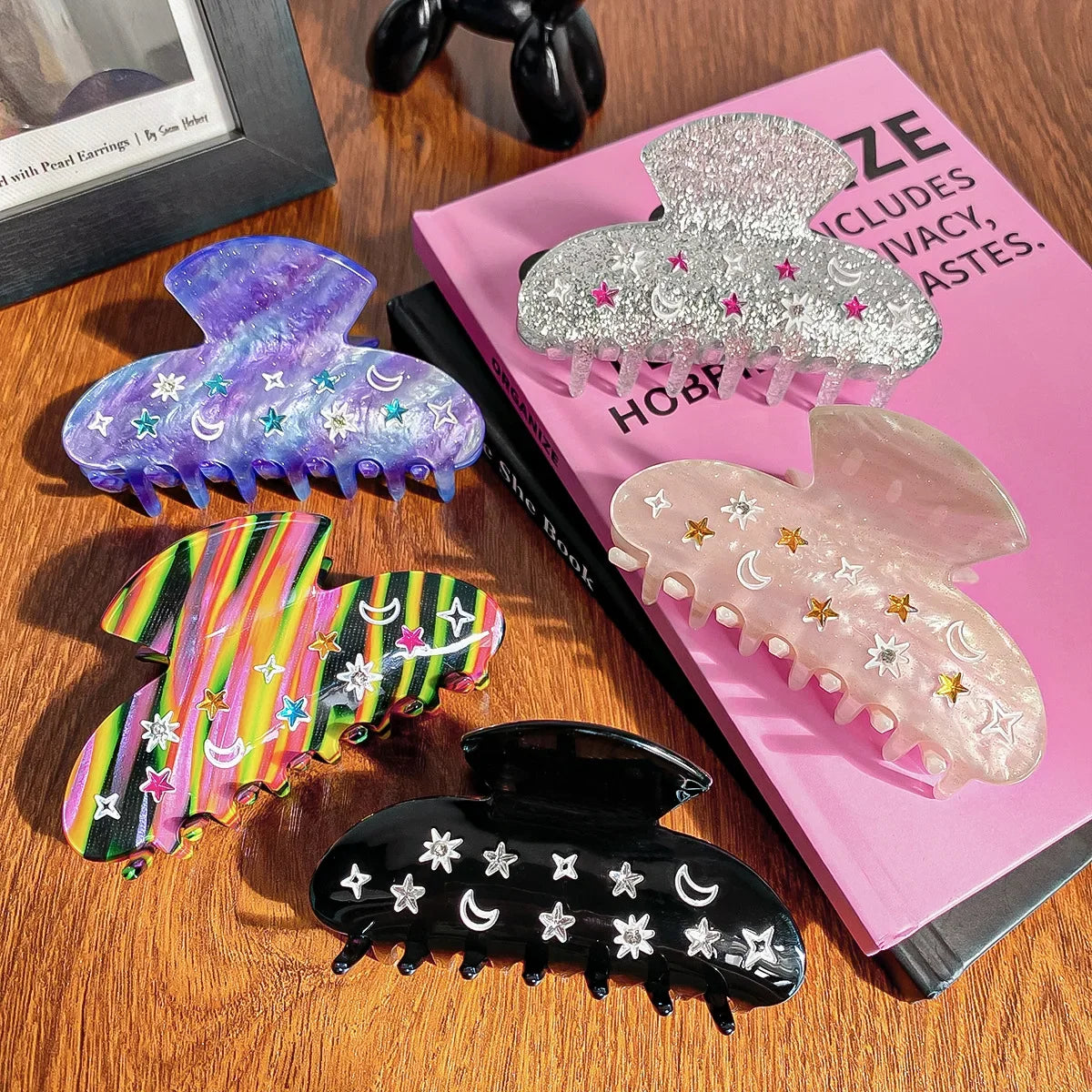Star & Moon Hair Clip