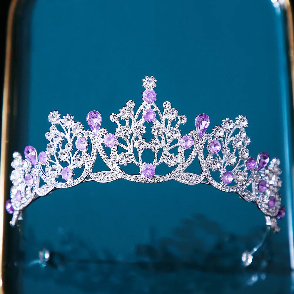 A Royal Affair Elegant Crystal Tiara for Princesses