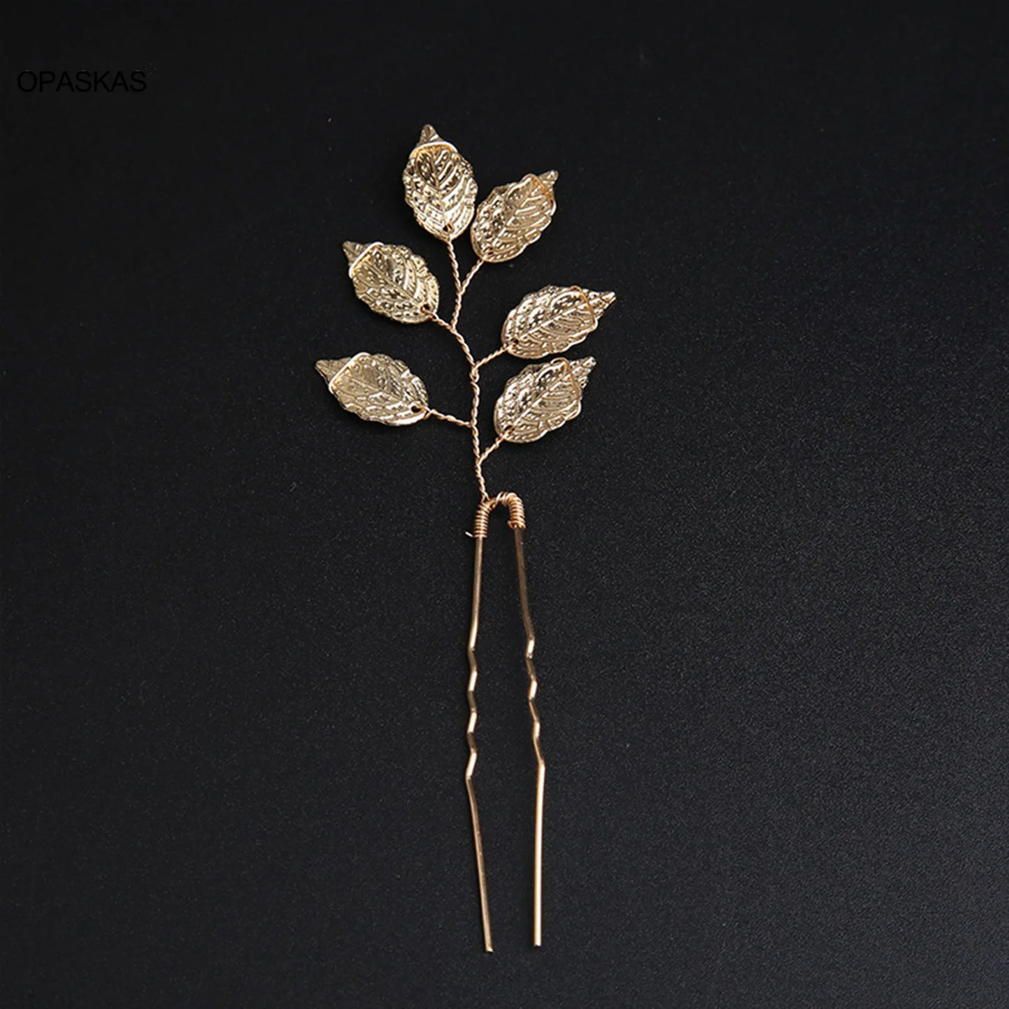 Elegant Pearl Leaf Bridal Hair Comb Set