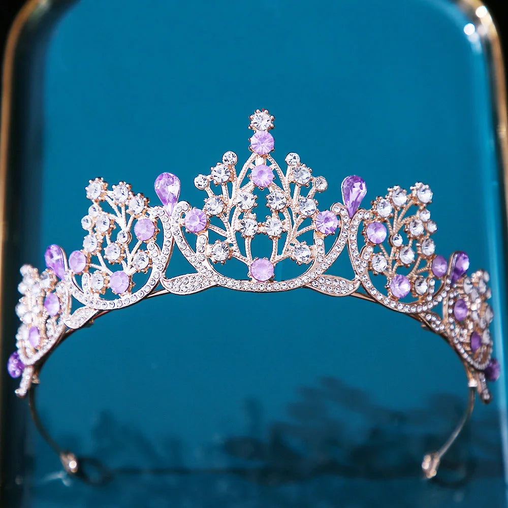 A Royal Affair Elegant Crystal Tiara for Princesses