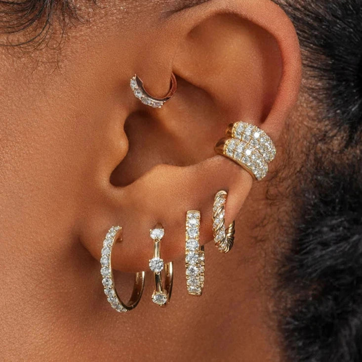 Elegant Gold Hoop Earrings