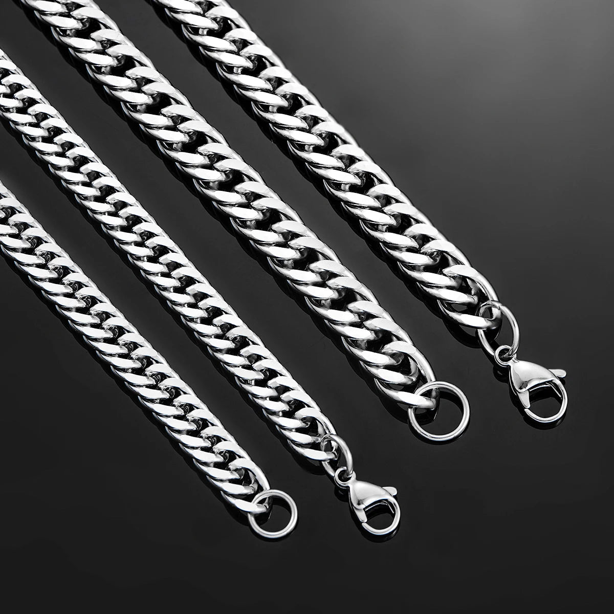 Bold and Timeless: Stainless Steel Cuban Link Chain