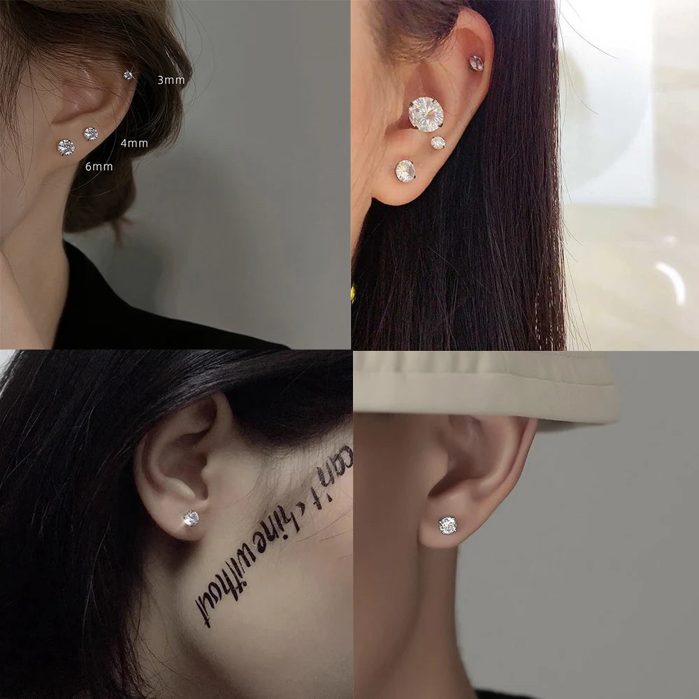 Crystal Stud Earrings