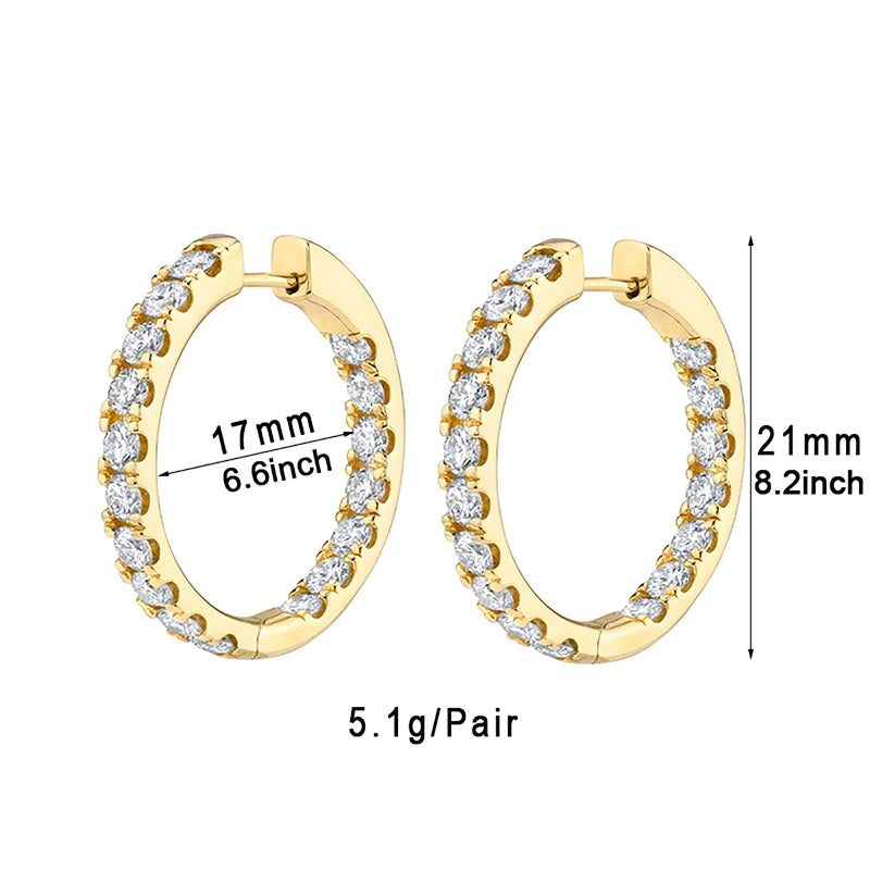 Elegant Gold Hoop Earrings