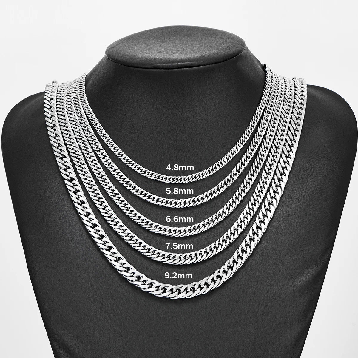 Bold and Timeless: Stainless Steel Cuban Link Chain